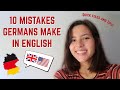 10 Mistakes Germans Make in English