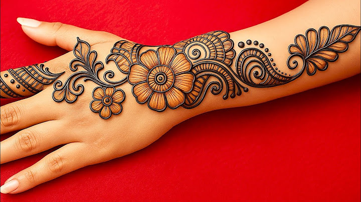 New stylish front hand mehndi design | Easy mehndi design | Mehndi ka design |mehndi design |mehndi