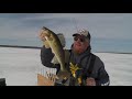 Ice Fishing Leech Lake  Bro, Jer and Mike Full Day