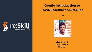 Gentle Introduction to AWS Sagemaker Autopilot