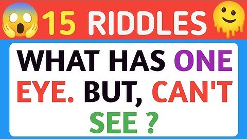 Only 1% Can Solve These Riddles! Brain Teasers with Answers l Can You Beat These 15 Riddles Quiz