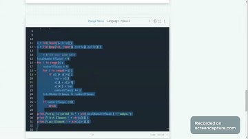 HackerRank Python Day 20 Solution, 30Days of python coding #sorting #solution​​ #python #coding #sol