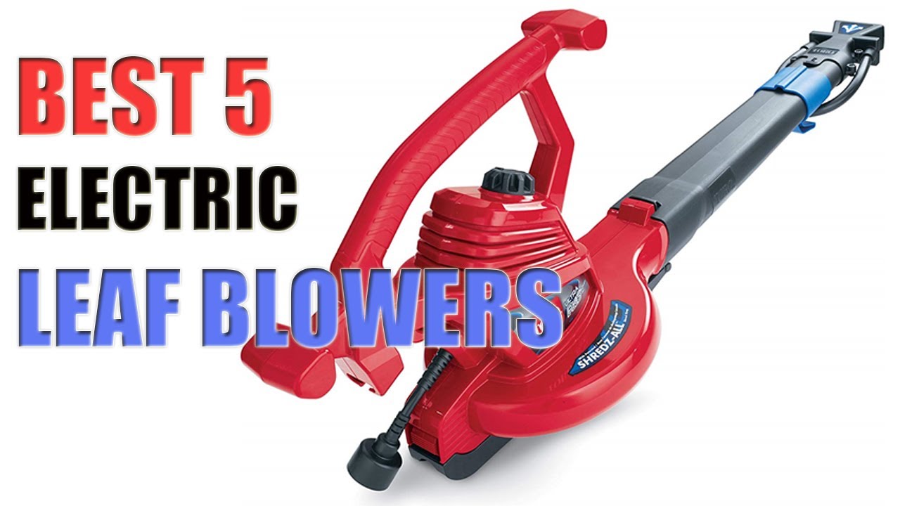 5 BEST ELECTRIC LEAF BLOWERS 2020 You May Like and Buy the Blowers at