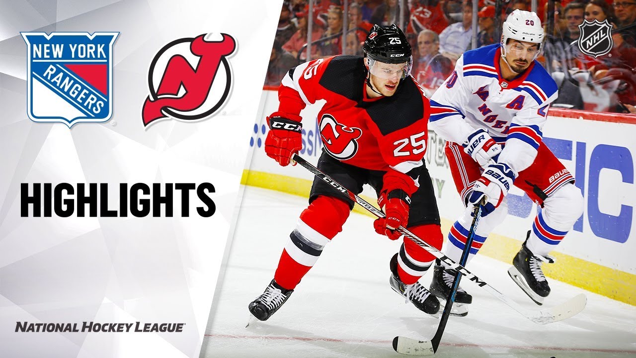 NHL Highlights | Rangers @ Devils 10/17 