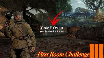 Shi No Numa First Room Challenge | BO3 Zombies #1
