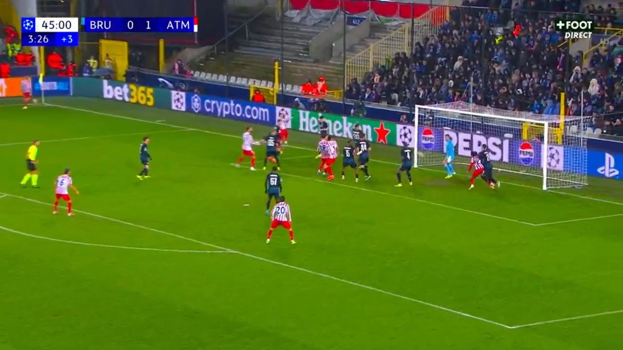 Ademola Lookman Goal | Lookman Goal Today | Club Brugge vs Atlético Madrid | UEFA Champions League