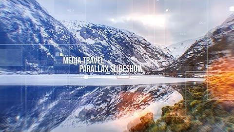 Media Travel Parallax Slideshow | After Effects Template | Openers