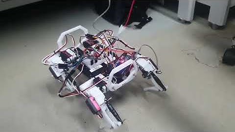 quadruped robot move without foot