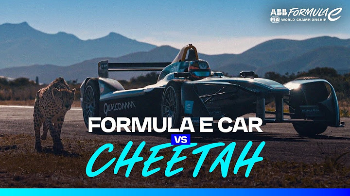 Drag Race: Formula E Car vs Cheetah
