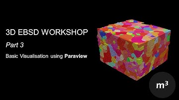 3D EBSD Workshop 3/4: Basic Visualisation using Paraview