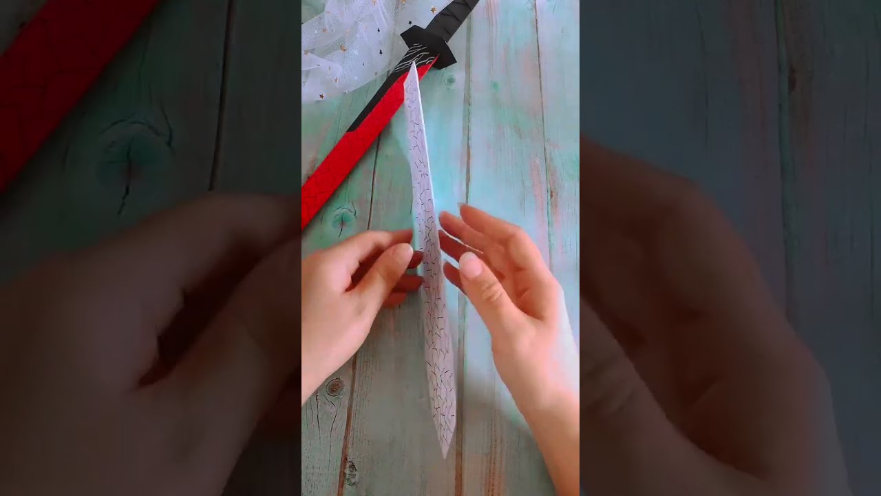 ⚔️ DIY Paper Sword 🏰                          