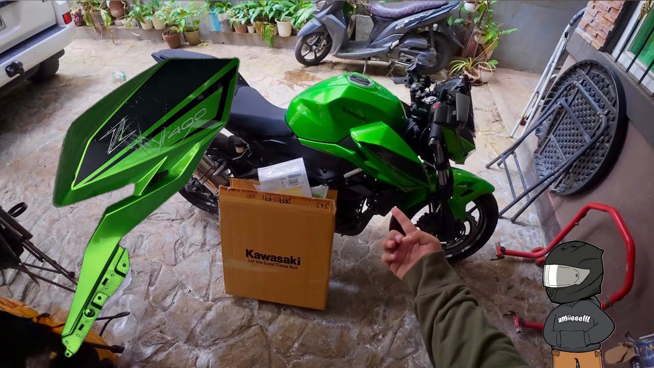 Panel Zx400 Replacing my Kawasaki Z400’s Side Panel - YouTube