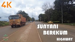 Sunyani Berekum Highway Bono Region Ghana 4K