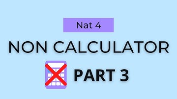 Non Calculator Practice (Part 3) - Nat 4 Maths