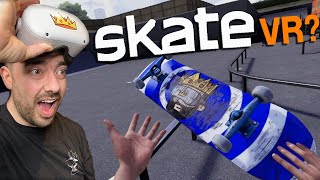 This NEW VR SKATEBOARDING Game Awesome! It’s Like Skate In VR! Grind Punk VR Quest 2 AirLink