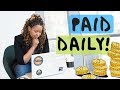 Jobs That Pay Daily | 2019 (From Home!)