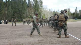U.S. Marines demonstrate lethality at battlesight zero range in Sweden