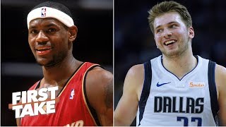 Is Luka Doncic the best NBA rookie since LeBron James? | First Take