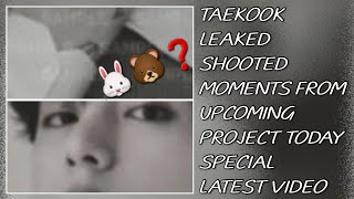 OMG!💋😱Taekook Leaked Shooted Moments From Upcoming Project Today(New)#jungkook#taehyung#bts#taekook