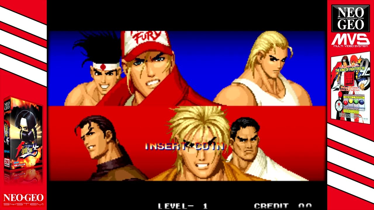 더킹오브파이터즈 시즌95 아케이드 / 1코인 실기 플레이 클리어 완료