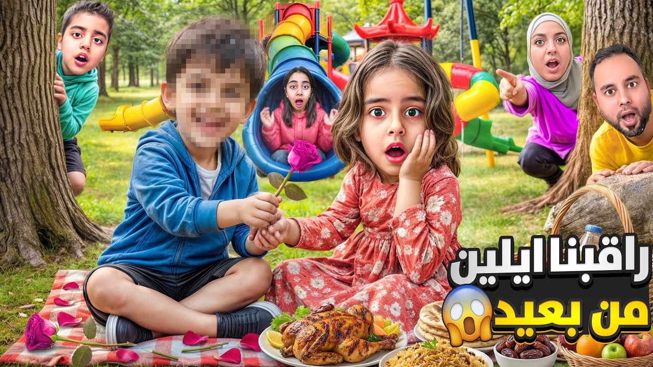 ايلين فتحت الباب وراحت صرنا نراقبها من بعيد!!😱