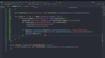 Asteroids Game #19 | Player Collision & Game Over