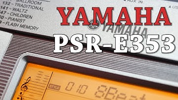 Yamaha PSR-E353 Beginner Keyboard at Cranbourne Music