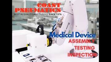 Coast Pneumatics + @FANUCAmericaCorporation Revolutionizing Medical Device Assembly and Testing.