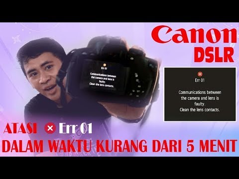 How to fix Canon Error 01 THE REAL WAY. 