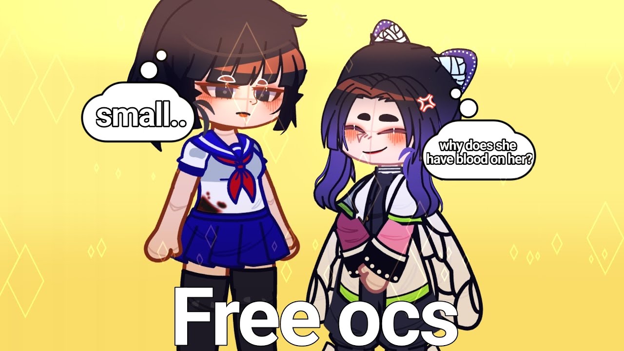 FREE OCS! ☁️🍃 {Offline and Online Codes} (gacha club) 