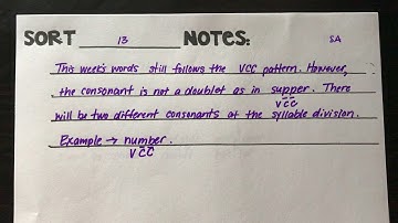 Syllable and Affixes Sort 13
