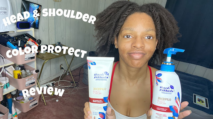 Head and shoulders supreme color protect hair & scalp shampoo