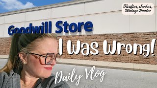 MY NEW OBSESSION! Goodwill Thrift With Me | Thrifter Junker Vintage Hunter Vlog
