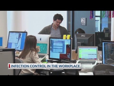 Infection control techniques in workplaces