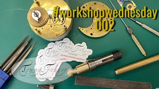 Clock Repair Shop - AMAZING engraving - Filing Jigs - STICKERS!! Vlog 002 - #Workshop Wednesday