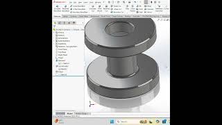 SOLIDWORKS REVOLVED COMMAND IN A EASY WAY