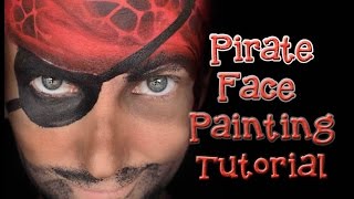Pirate Face Painting Tutorial
