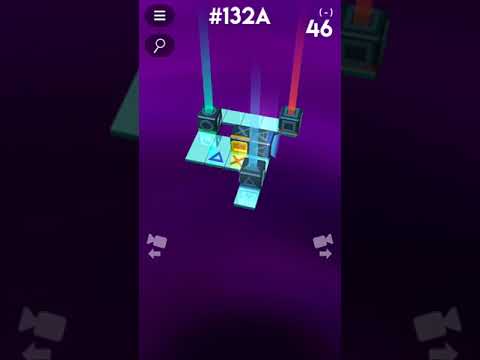 Cubor. Daily Levels. 02/19/2018. Level 132A. Walkthrough. 3 Stars.