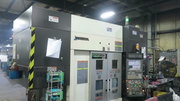 Okuma 2SP-150HM Twin Spindle Twin Turret CNC Lathe with Milling and Robotic Loader