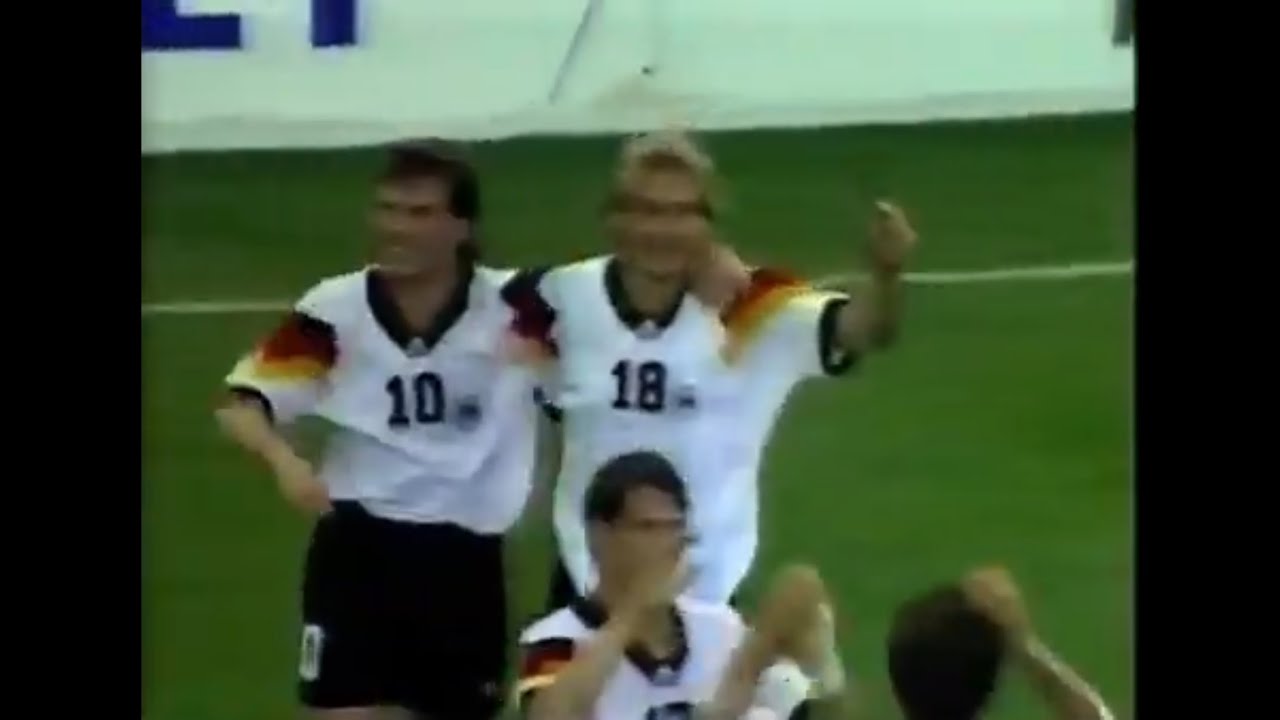 Friendly | 19/06/1993 | Germany 2-1 England | Full Match | Klinsmann scored