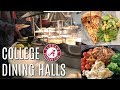 WHAT I EAT IN A WEEK | College Dining Halls