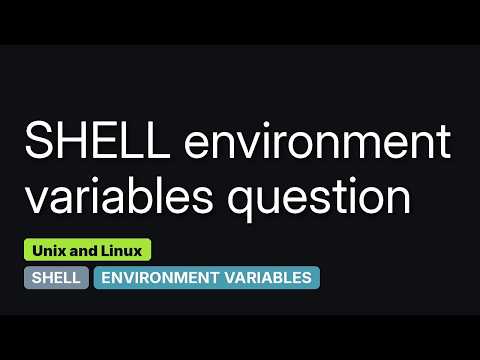 Unix & Linux: Why do `env var=value` allow arbitrary name in var? (2 Solutions!!)