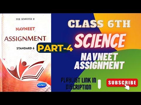 navneet assignment std 6 english medium 2023