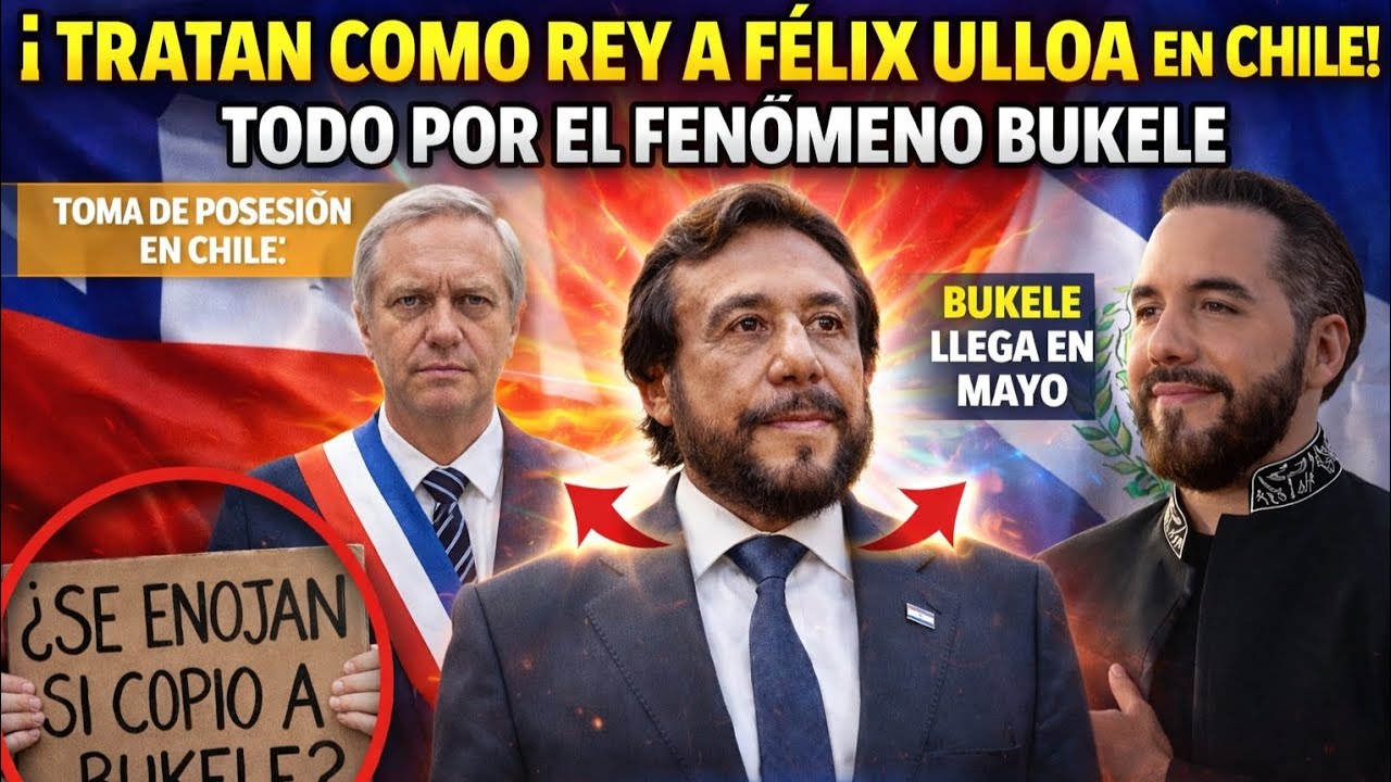 ¡CHILE SE IMPRESIONA! 😱 En la toma de posesión de Kast tratan como rey a Félix Ulloa