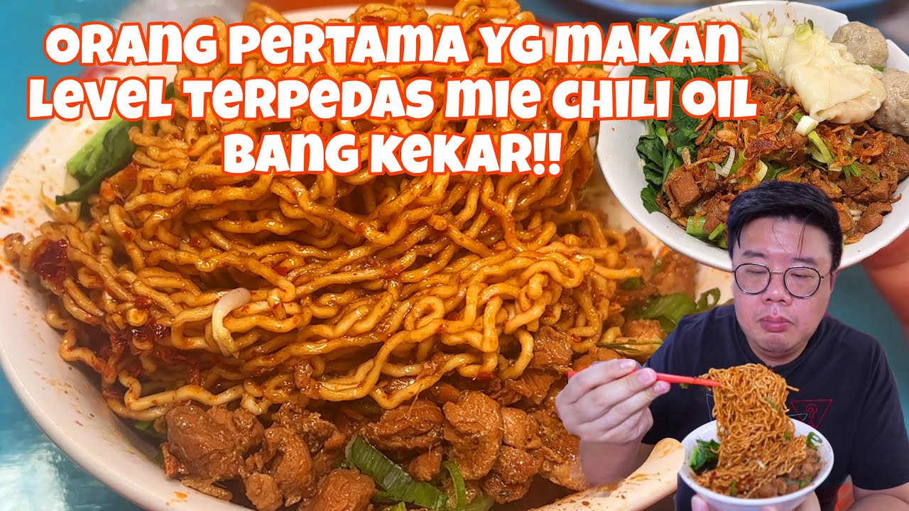 NEKAT COBAIN LEVEL TERPEDAS MIE CHILI OIL DI SINI!! 