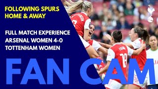 FAN CAM: Arsenal Women 4-0 Spurs Women: A New WSL Attendance Record