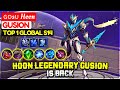 Hoon Legendary Gusion Is Back [ Top 1 Global Gusion S14 ] ɢᴏsᴜ Hoon Mobile Legends