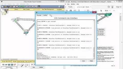 Building a Switched Network with Redundant Links part 1 (2 1 2 12 Lab)