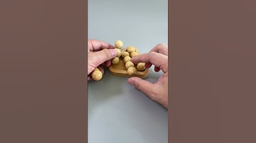 Do you know how to build a pyramid with six pieces?#puzzles #IQ #iqtest