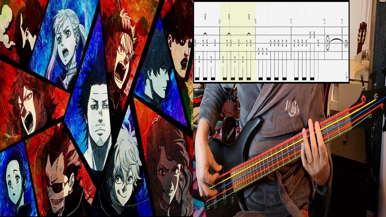 BiSH Paint It Black Bass Cover With Tab YouTube